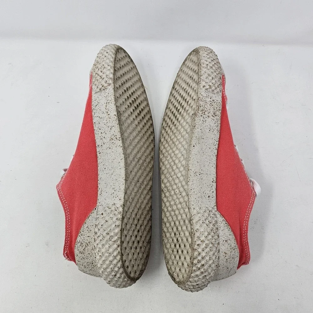 ASPORTUGUESAS‎ Shoes Womens Size 6.5 Red Canvas Lace Up Cork Sole 37 Sneakers